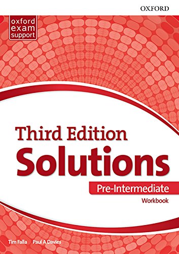 Solutions 3E Pre-Intermediate Workbook niculescu.ro imagine noua