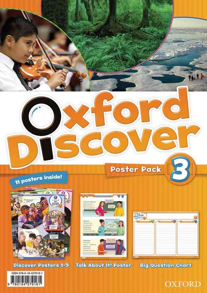 Oxford Discover 3 Poster Pack niculescu.ro imagine noua