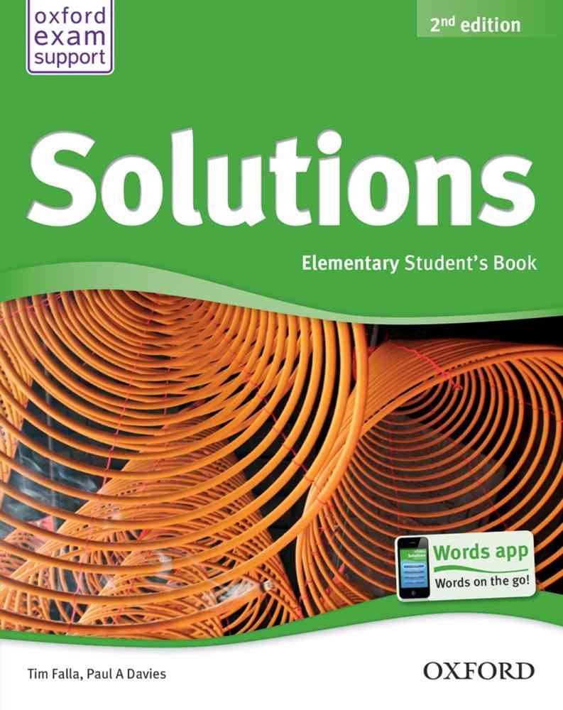 Solutions 2nd Edition Elementary: Student’s Book niculescu.ro imagine noua