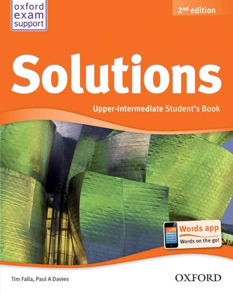 Solutions 2nd Edition Upper Intermediate: Student’s Book niculescu.ro imagine noua