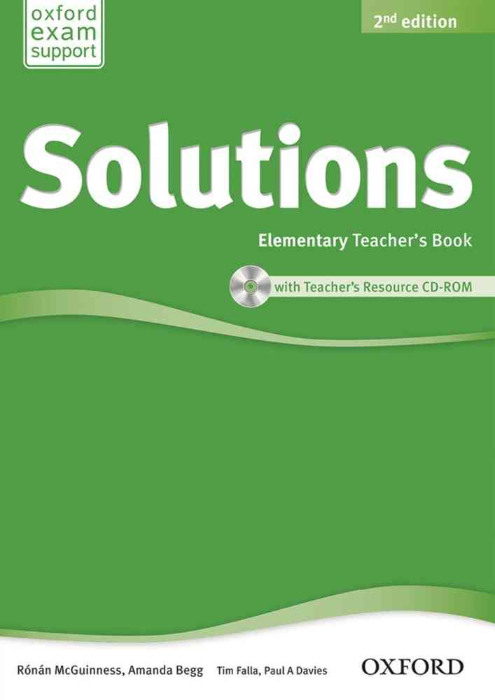 Solutions 2nd Edition Elementary: Teacher’s Book and CD-ROM Pack niculescu.ro imagine noua