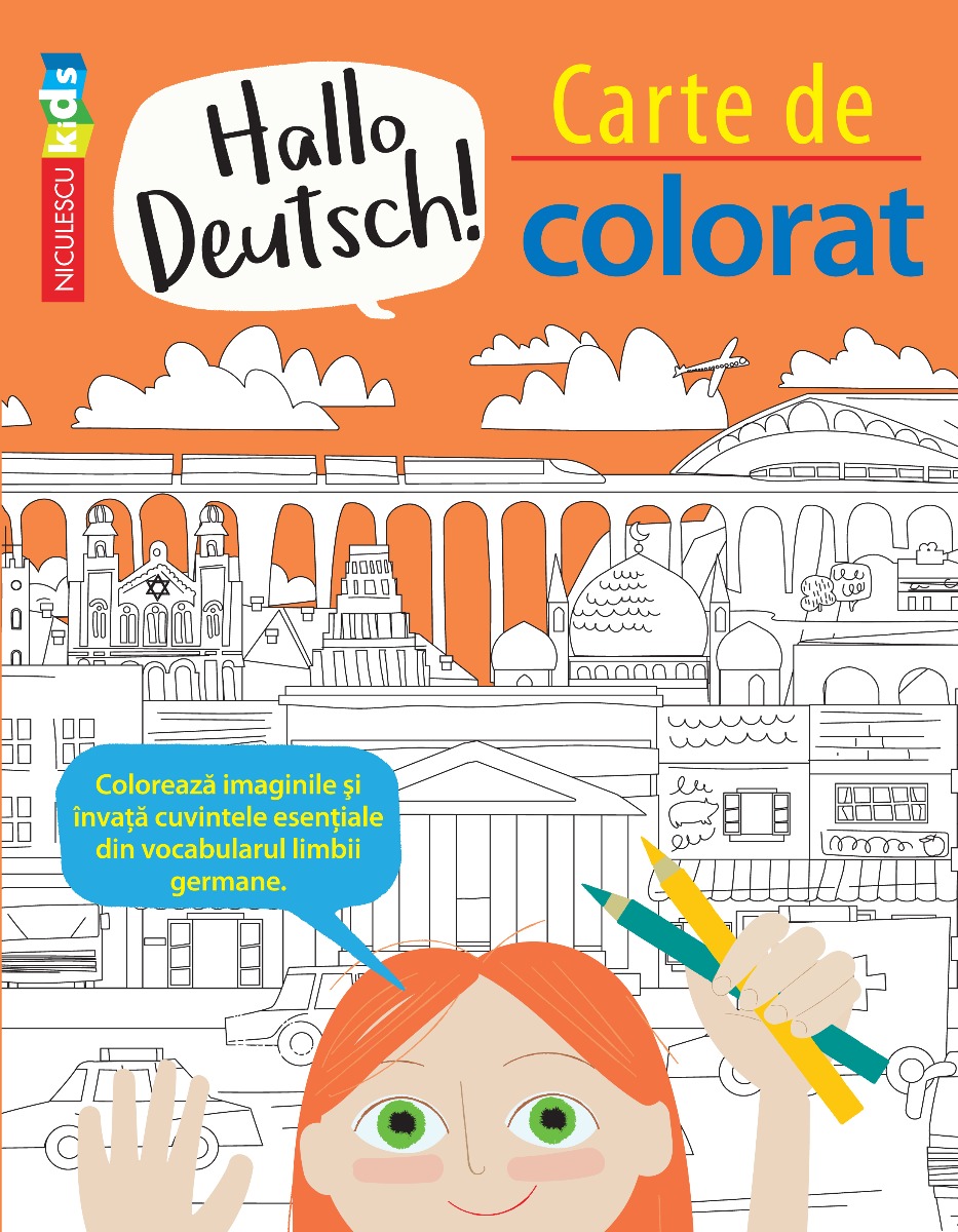 Hallo Deutsch! Carte de colorat Editura NICULESCU imagine noua
