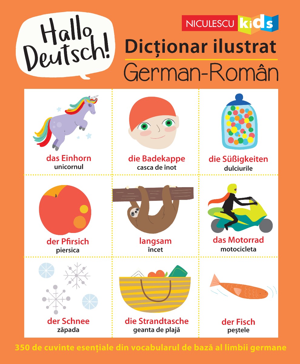 Hallo Deutsch! Dicționar ilustrat Editura NICULESCU imagine noua