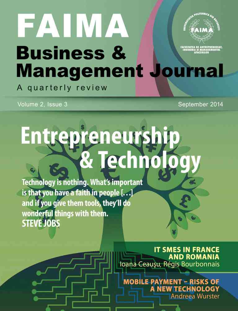 FAIMA Business & Management Journal – volume 2, issue 3, September 2014 Editura NICULESCU imagine noua