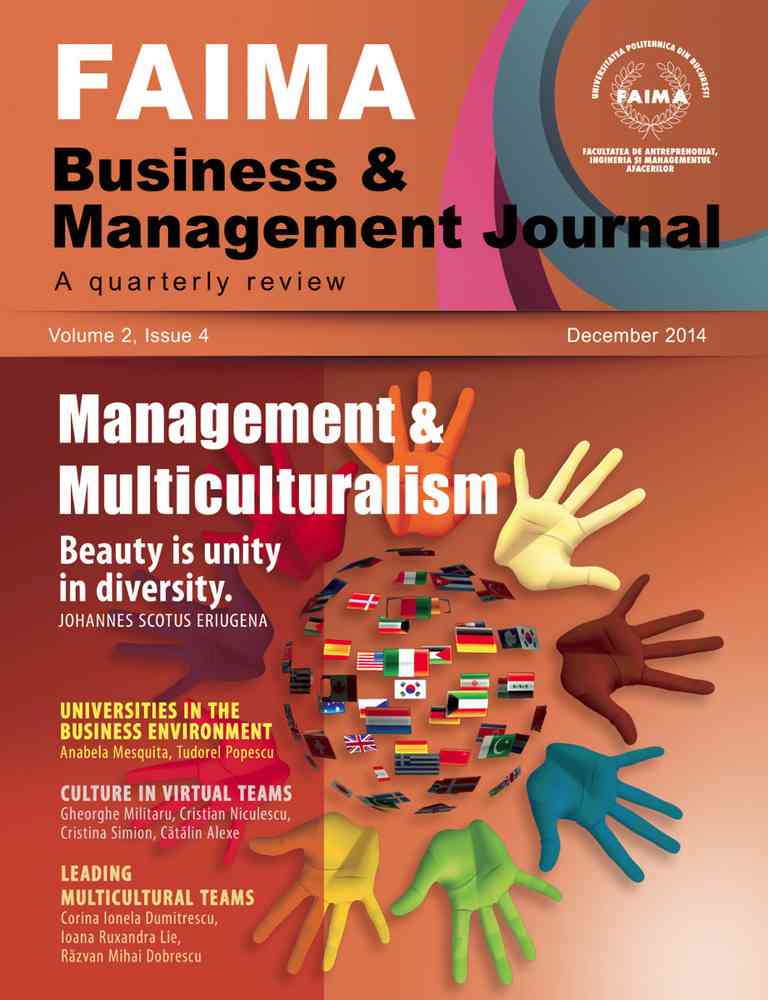 FAIMA Business & Management Journal – volume 2, issue 4, December 2014 Editura NICULESCU imagine noua