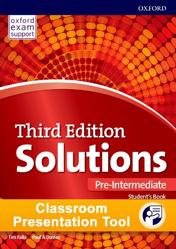 Reducere Oxford University Press Solutions 3E Pre-Intermediate Classroom…