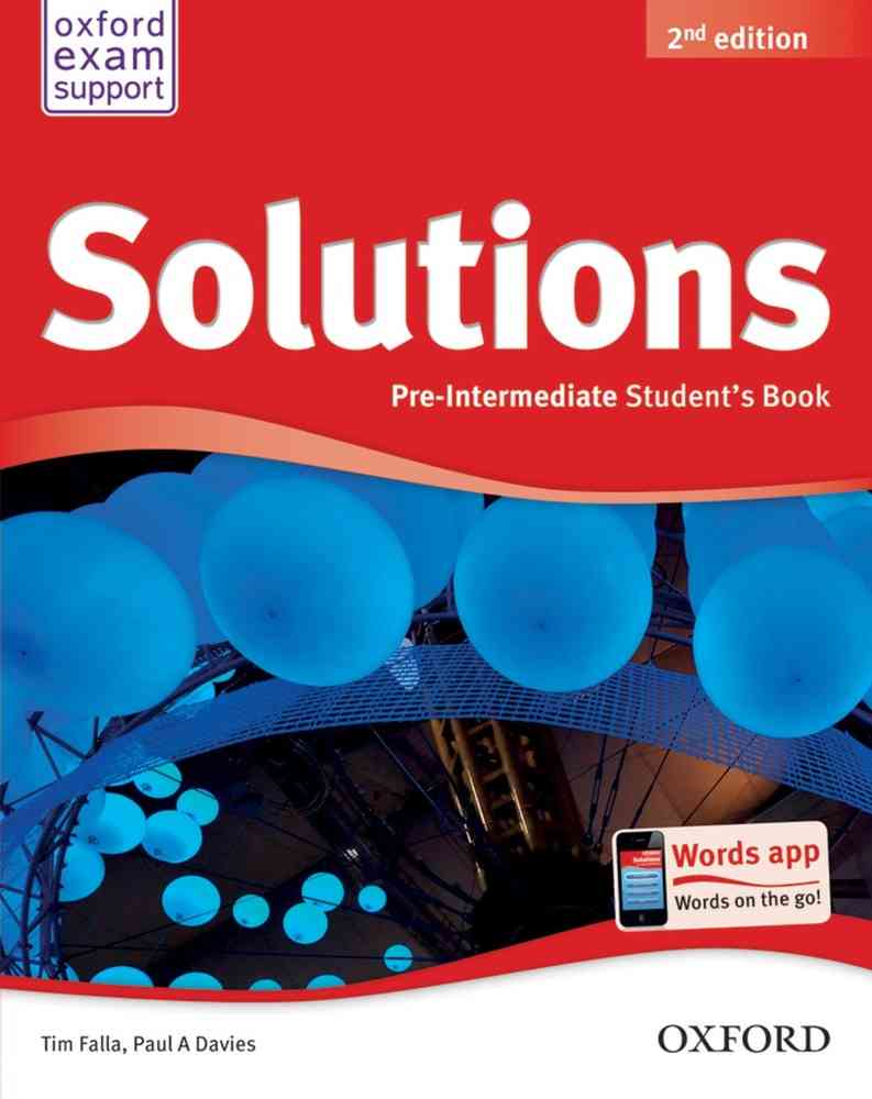Solutions 2nd Edition Pre-Intermediate: Student\'s Book
