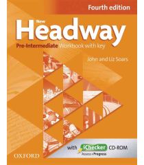 New Headway 4th Edition Pre-Intermediate Workbook With Key
