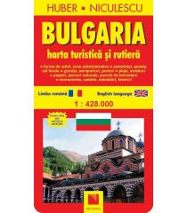 Bulgaria. Hartă turistică şi rutieră