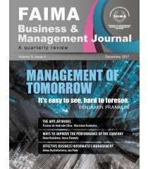 FAIMA Business & Management Journal – volume 5, issue 4, December 2017