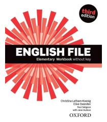 English File 3E Elementary Workbook without key