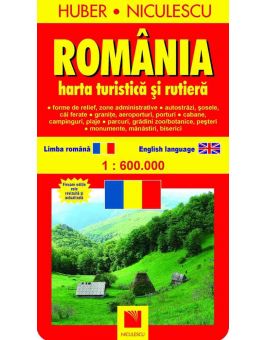 Romania Hartă Turistică Si Rutieră