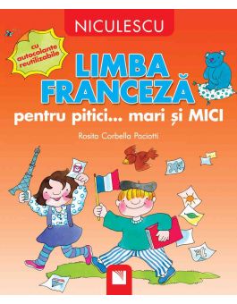 Limba Franceză Pentru Pitici Mari Si Mici Cu Autocolante Reutilizabile
