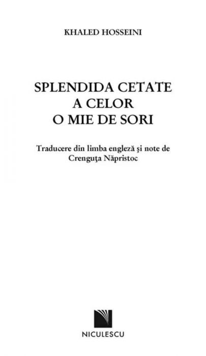 Splendida Cetate A Celor O Mie De Sori